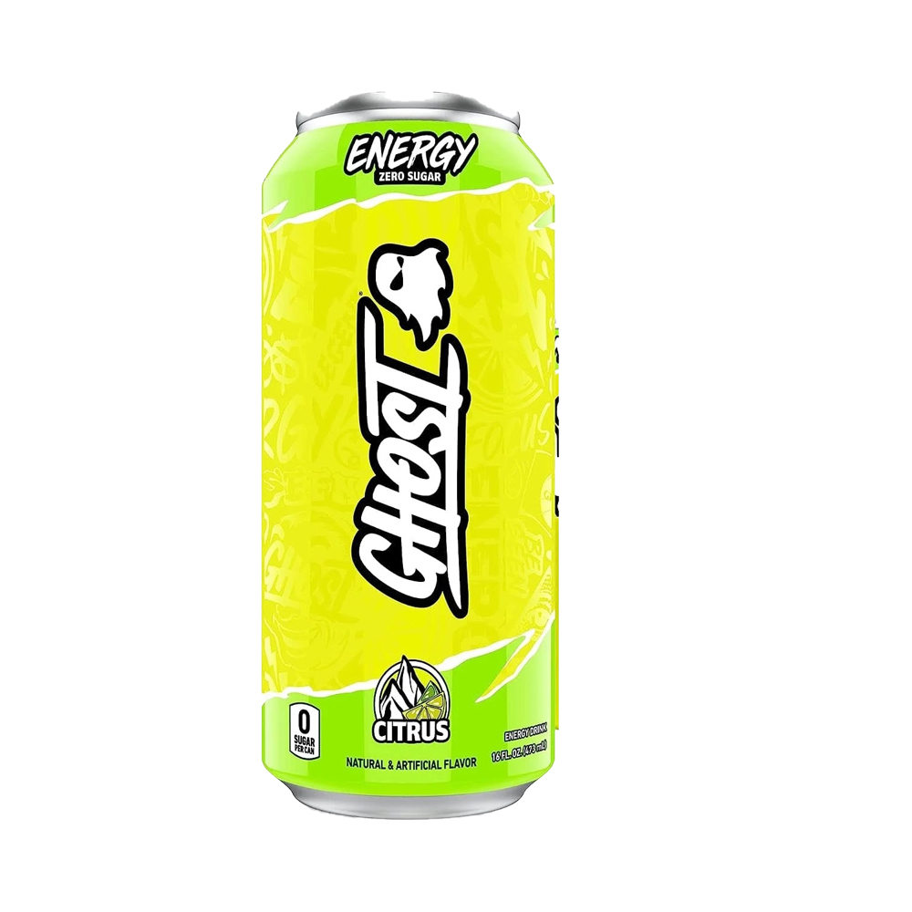 GHOST Zero Sugar Energy Drink, Citrus, 473 ml