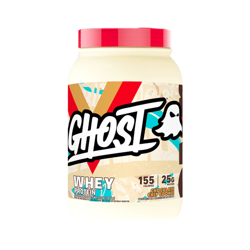 GHOST Whey 1014g 26 Servings Chocolate Chip Cookies