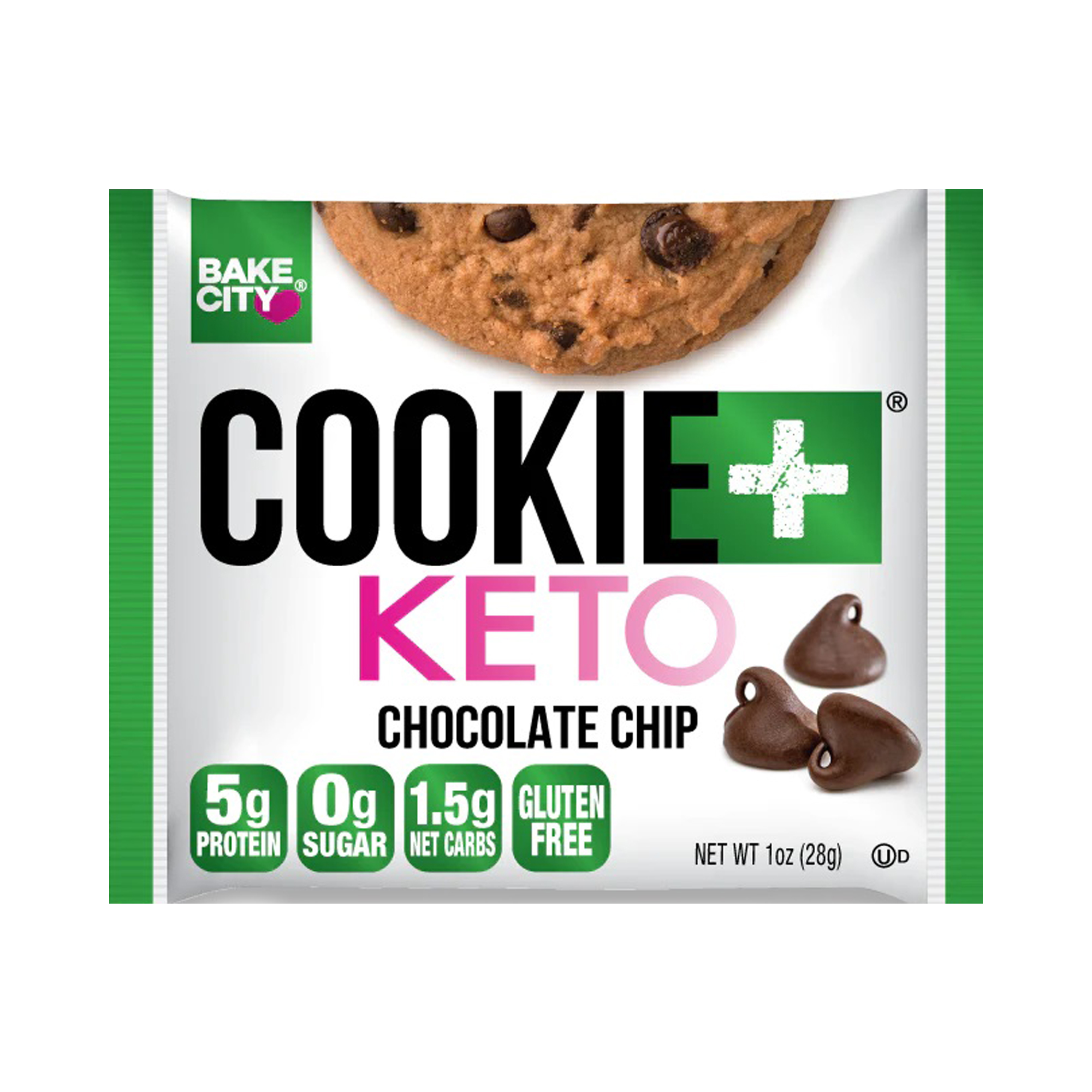 Bake City Cookie+ Keto Chocolate Chip 28g