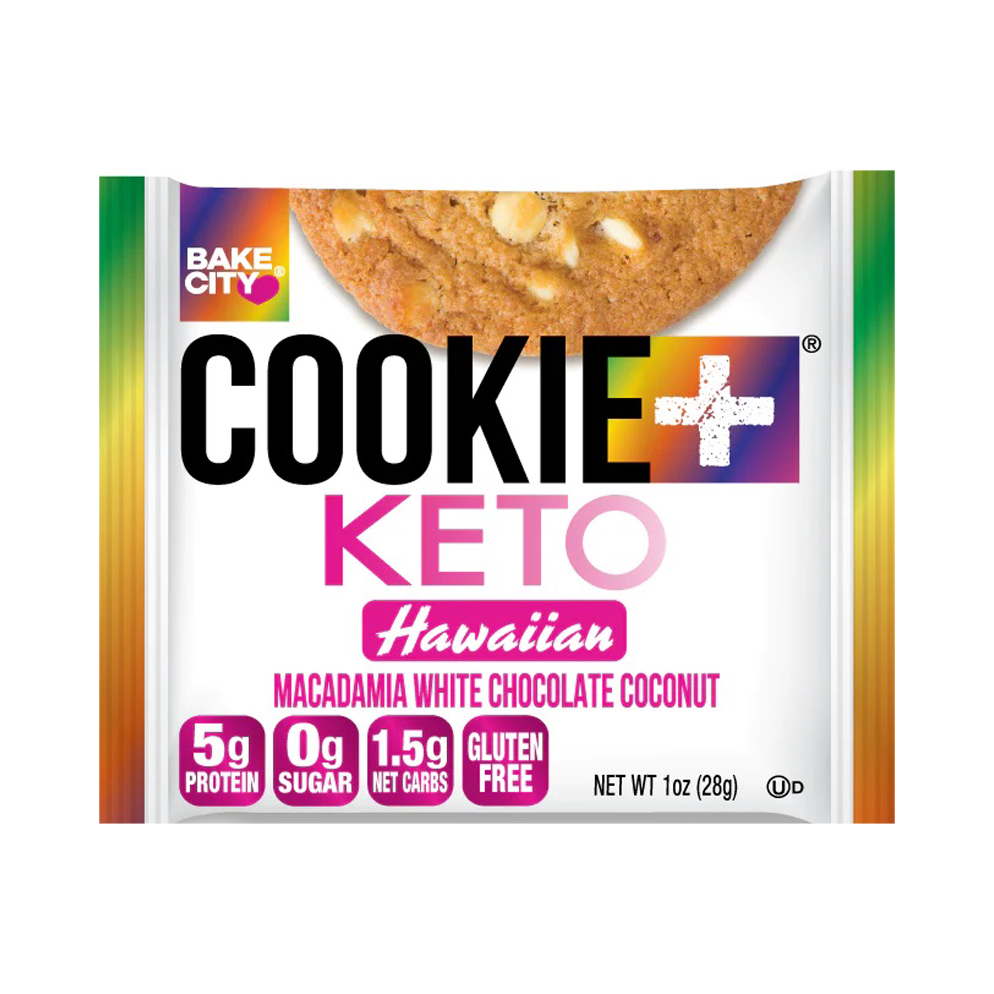 bake City Cookie+ Keto Hawaiian 28g