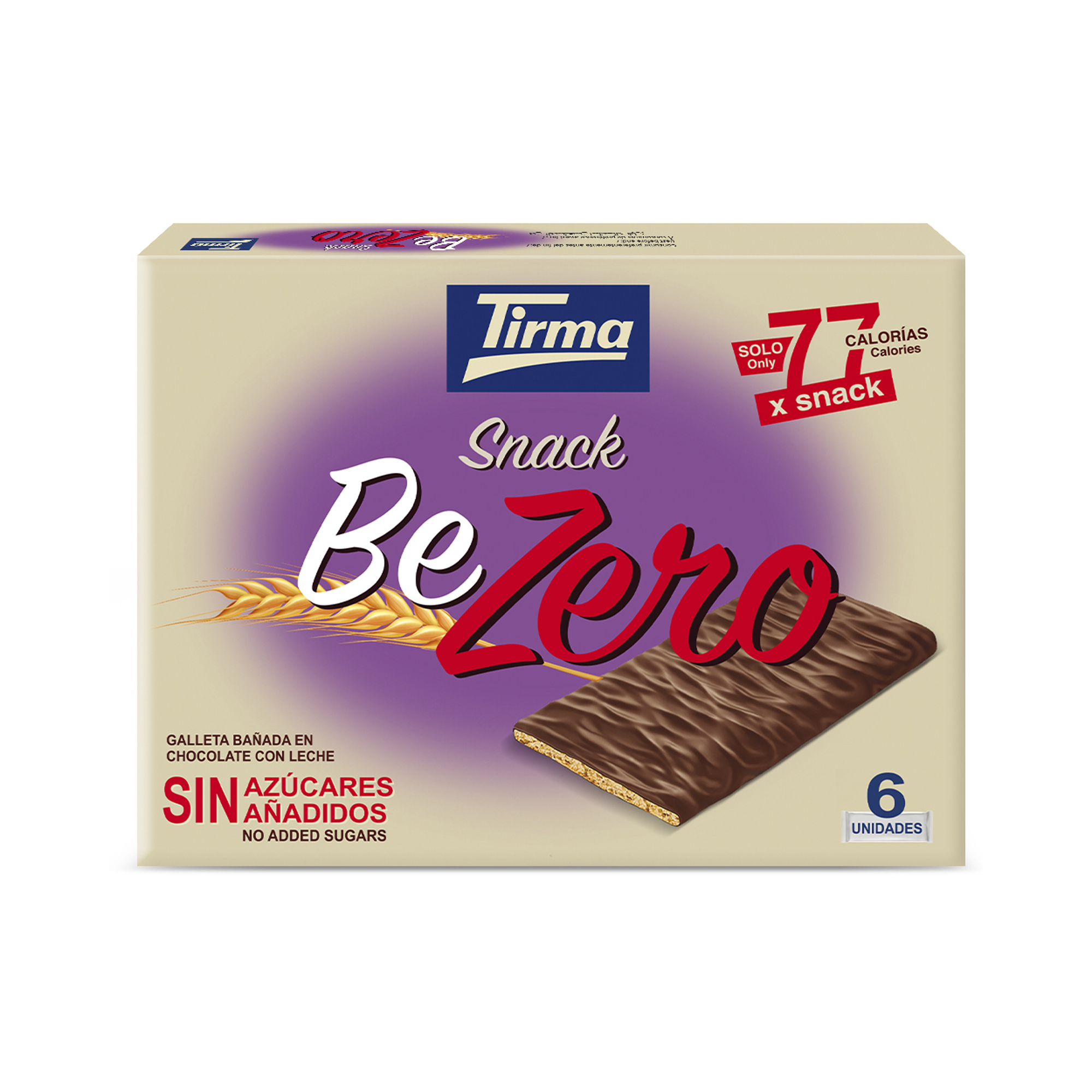 تيرما بي زيرو بسكويت مغطى بشوكولاته الحليب 105غ