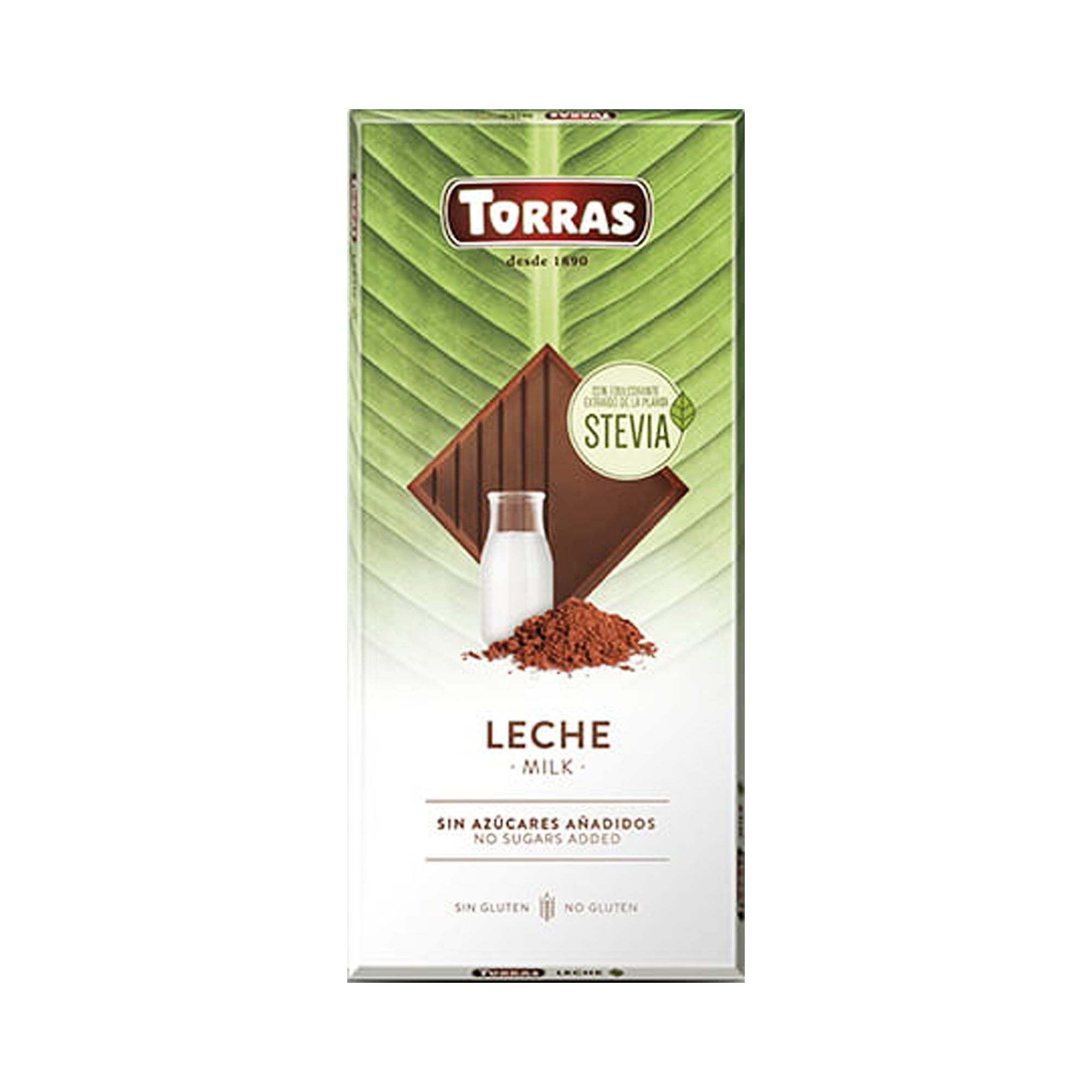 Torras Stevia Milk Chocolate 100g