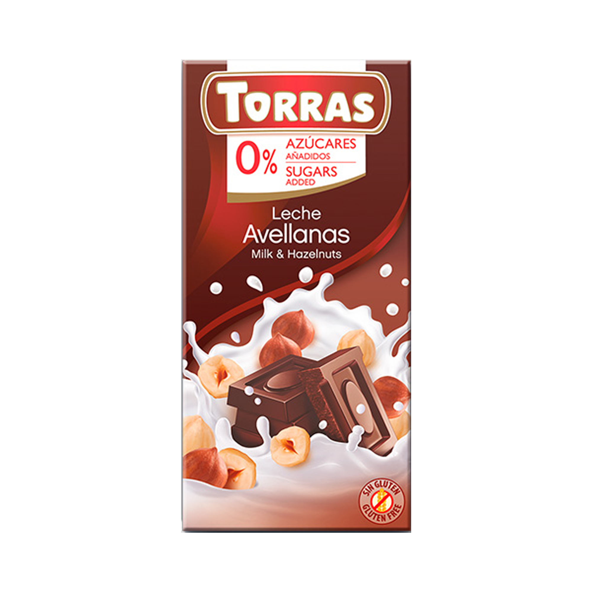 Torras Milk Chocolate and Hazelnuts 75g