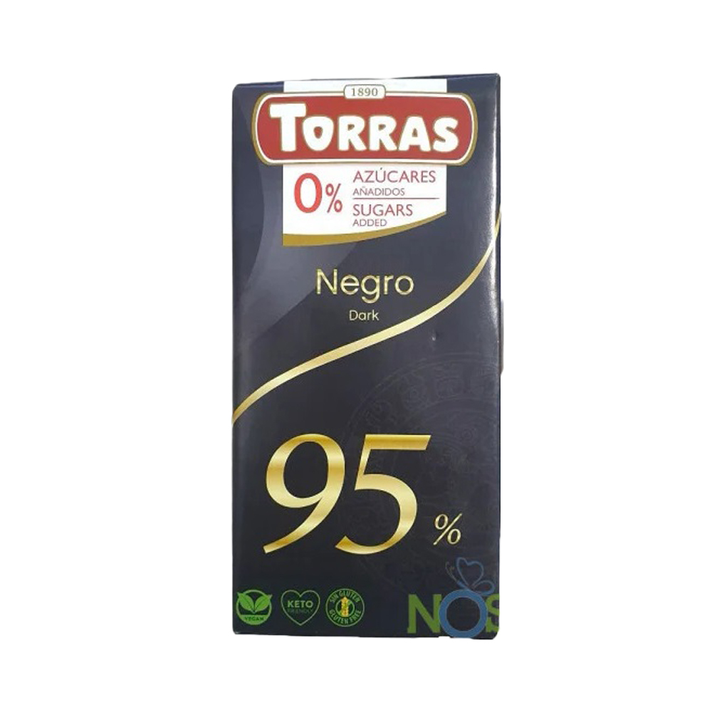 TORRAS NEGRO DARK 95%75g