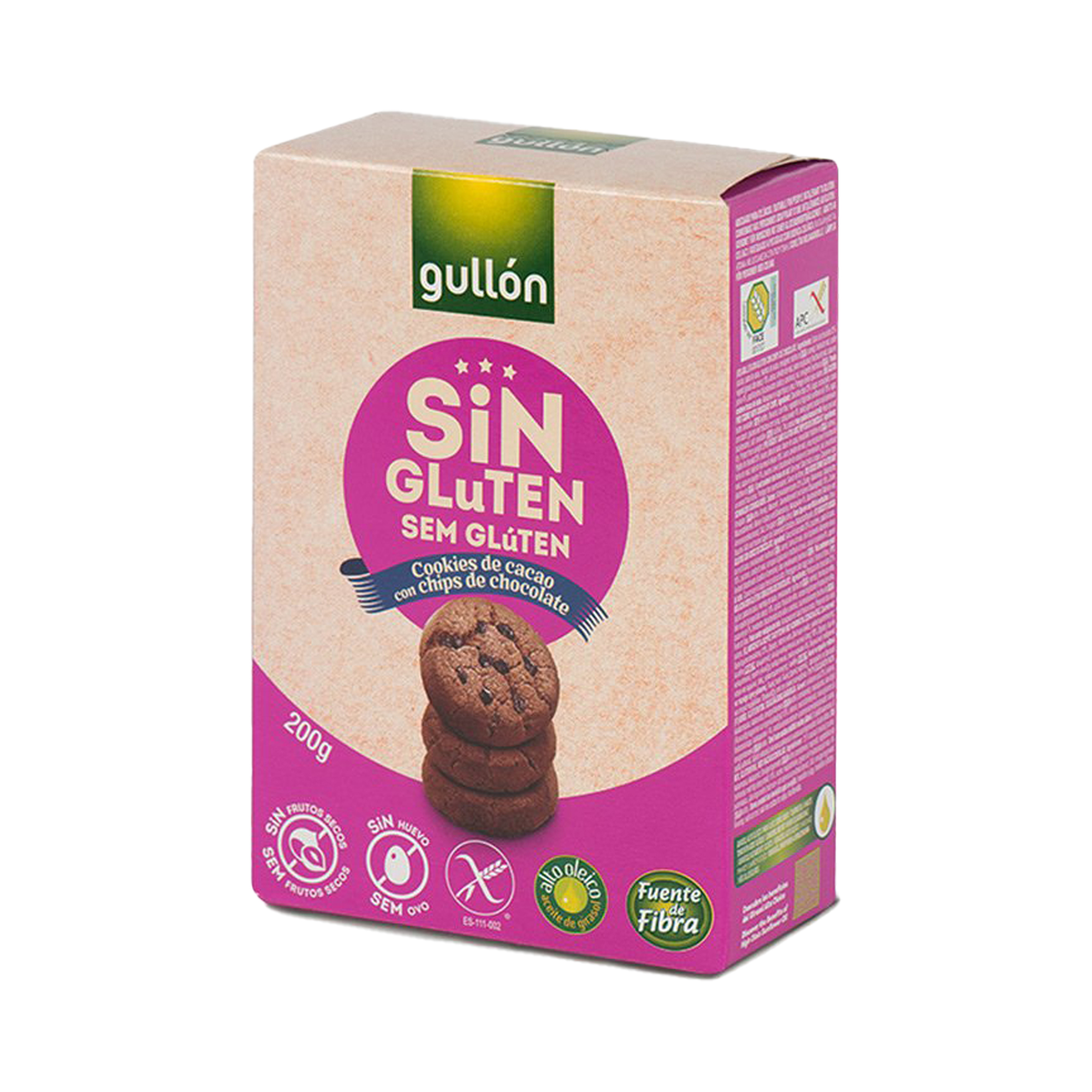 Gullon COOKIES WITH CHOCOLATE Gluten Free 200g