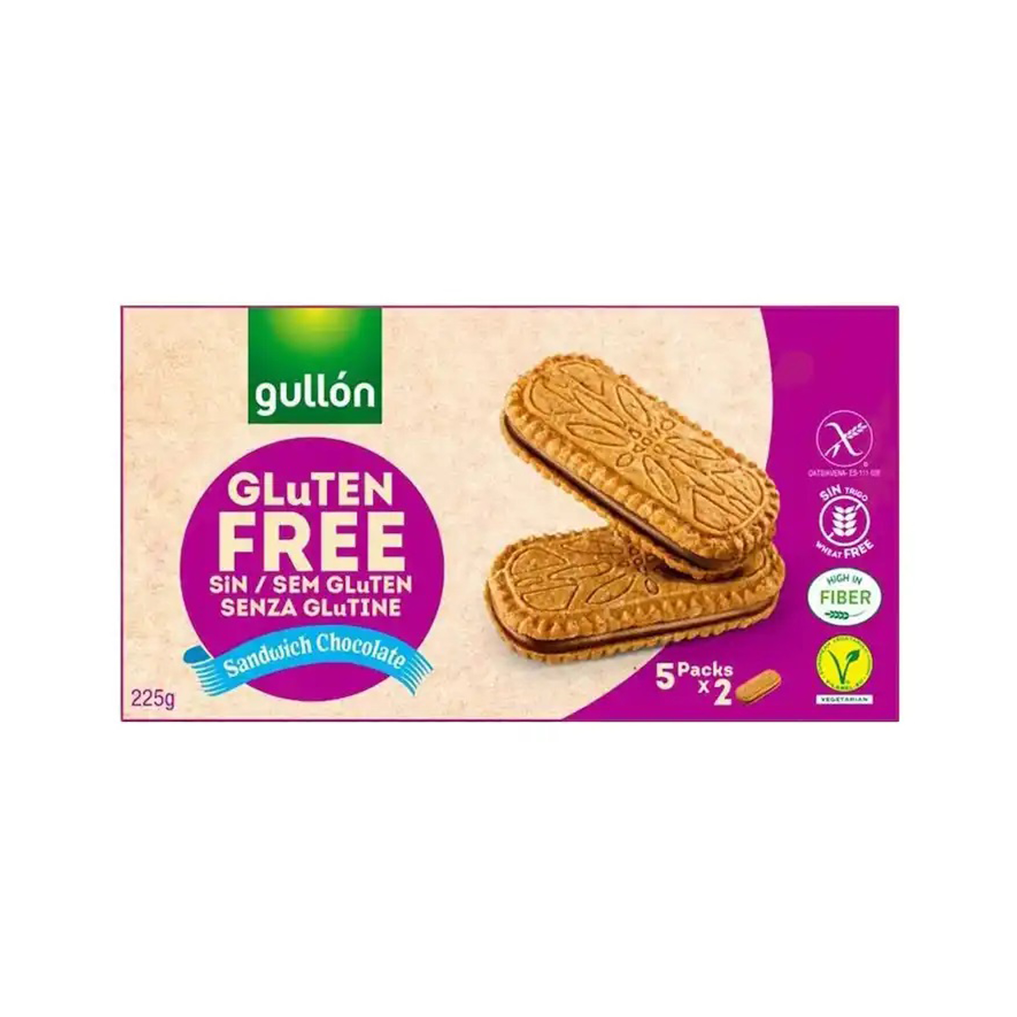 Gullon Sandwich Chocolate Gluten Free 225g