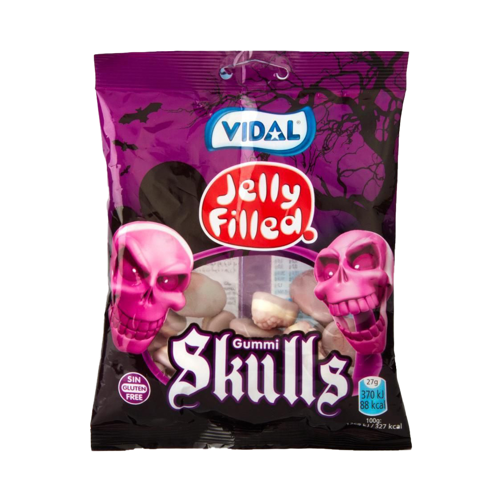 VIDAL Sauce Skull Shape Strawberry Flavor 100g