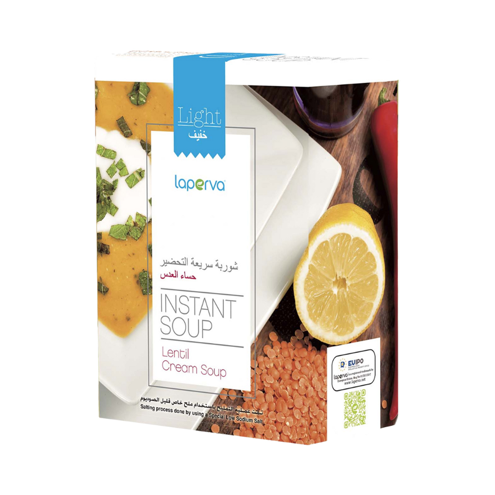 Laperva Soup Quick Preparation Lentil Soup 4*16g