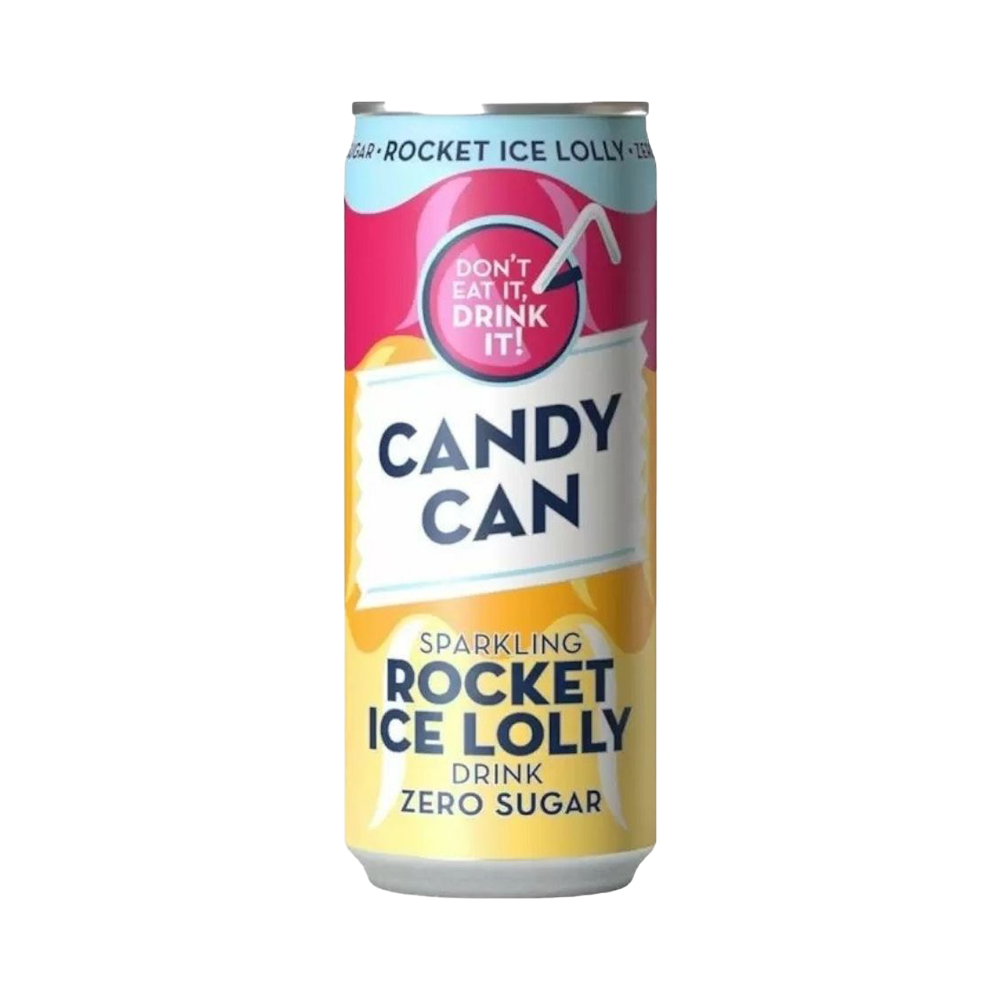 CANDY CANES CANDY ROCKET ICE LOLLY CAN 330 ML