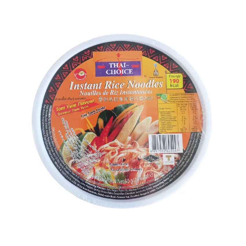 THAI CHOICE Tom Yum Noodles Spicy 50g