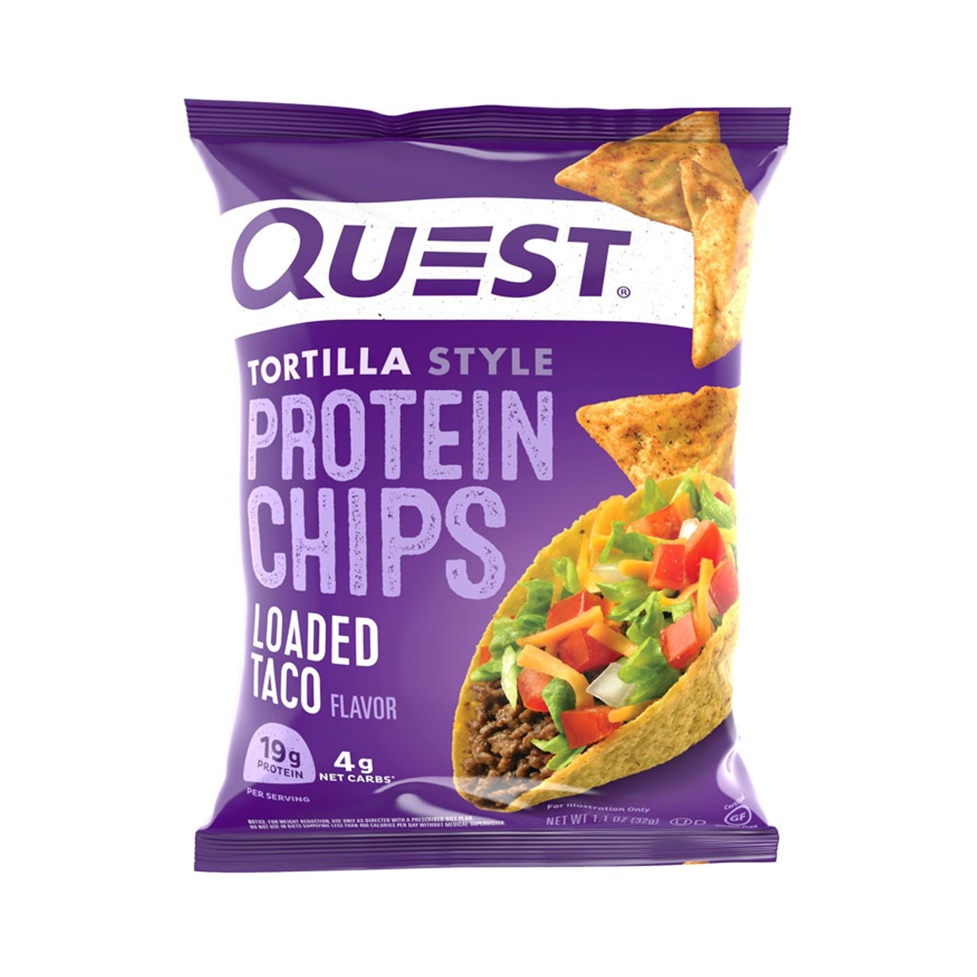 Quest Protein Chips Loaded Taco 32g