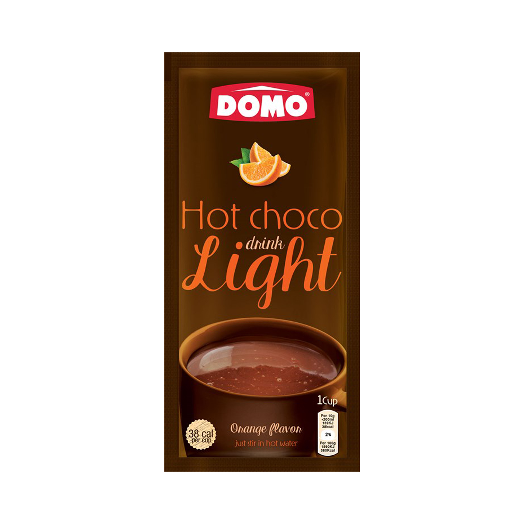 Domo hot chocolate orange light 1 envelope