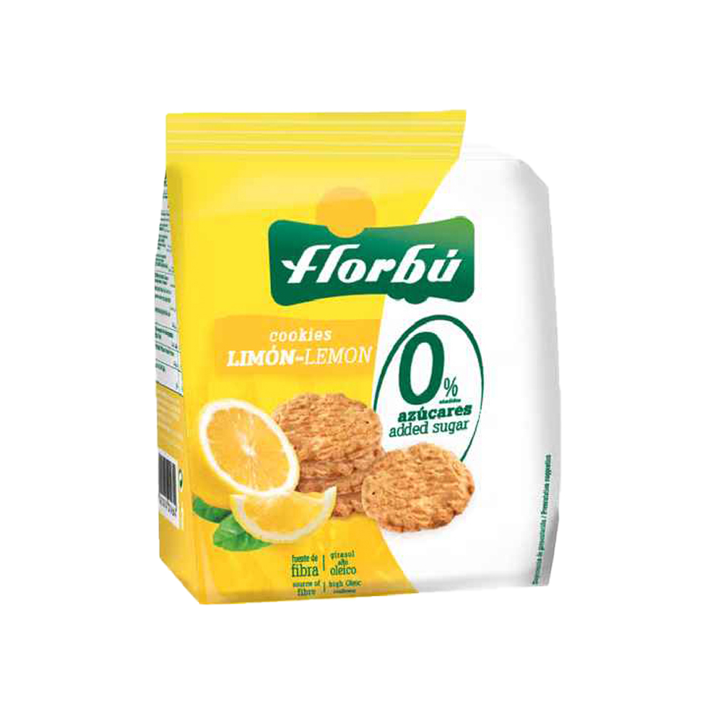 Florio Cookies Lemon Sugar Free 130gm - متجر محلات الطبيب للاغذية الصحية