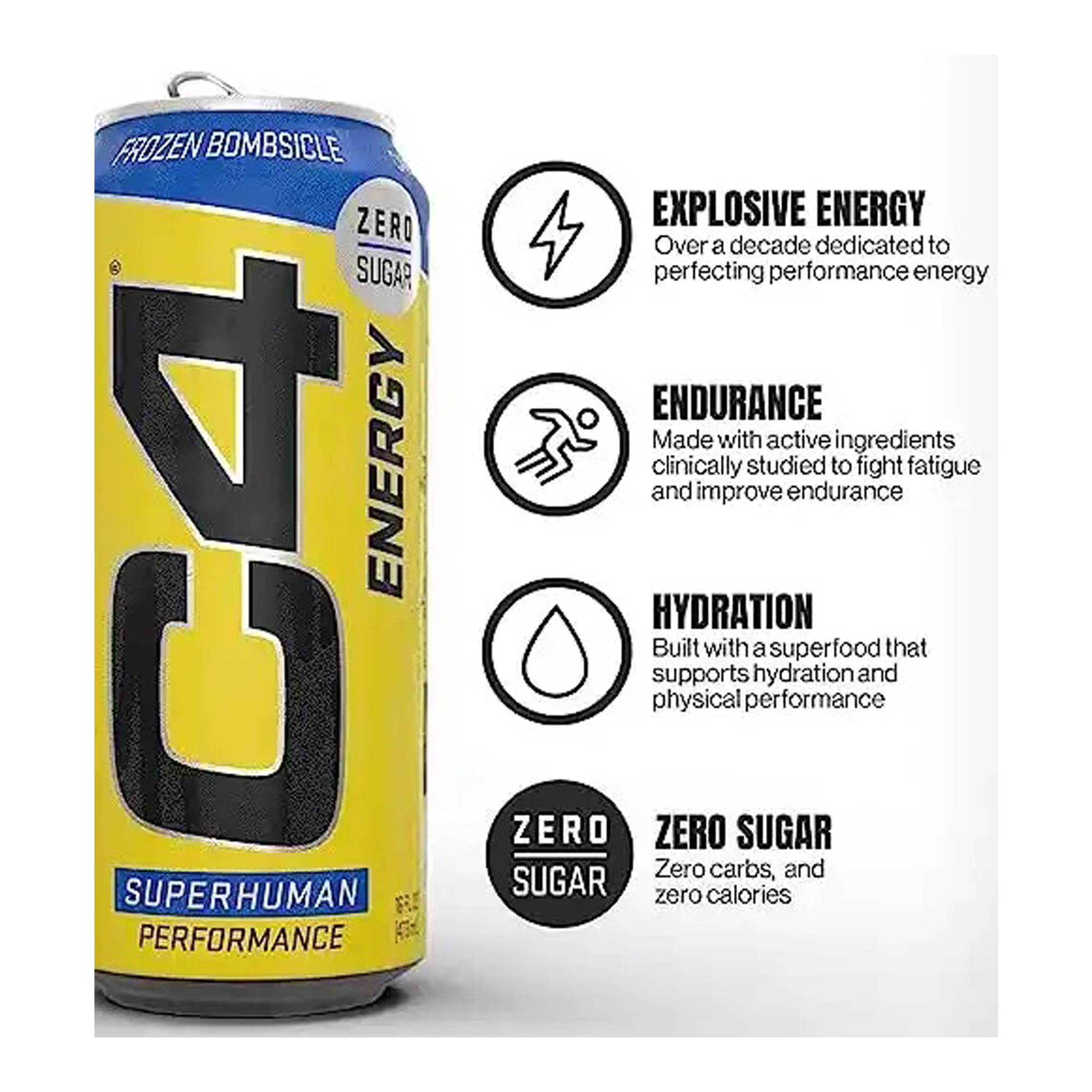 C4 Frozen Bombsicle Energy Drink 473ml - متجر محلات الطبيب للاغذية الصحية