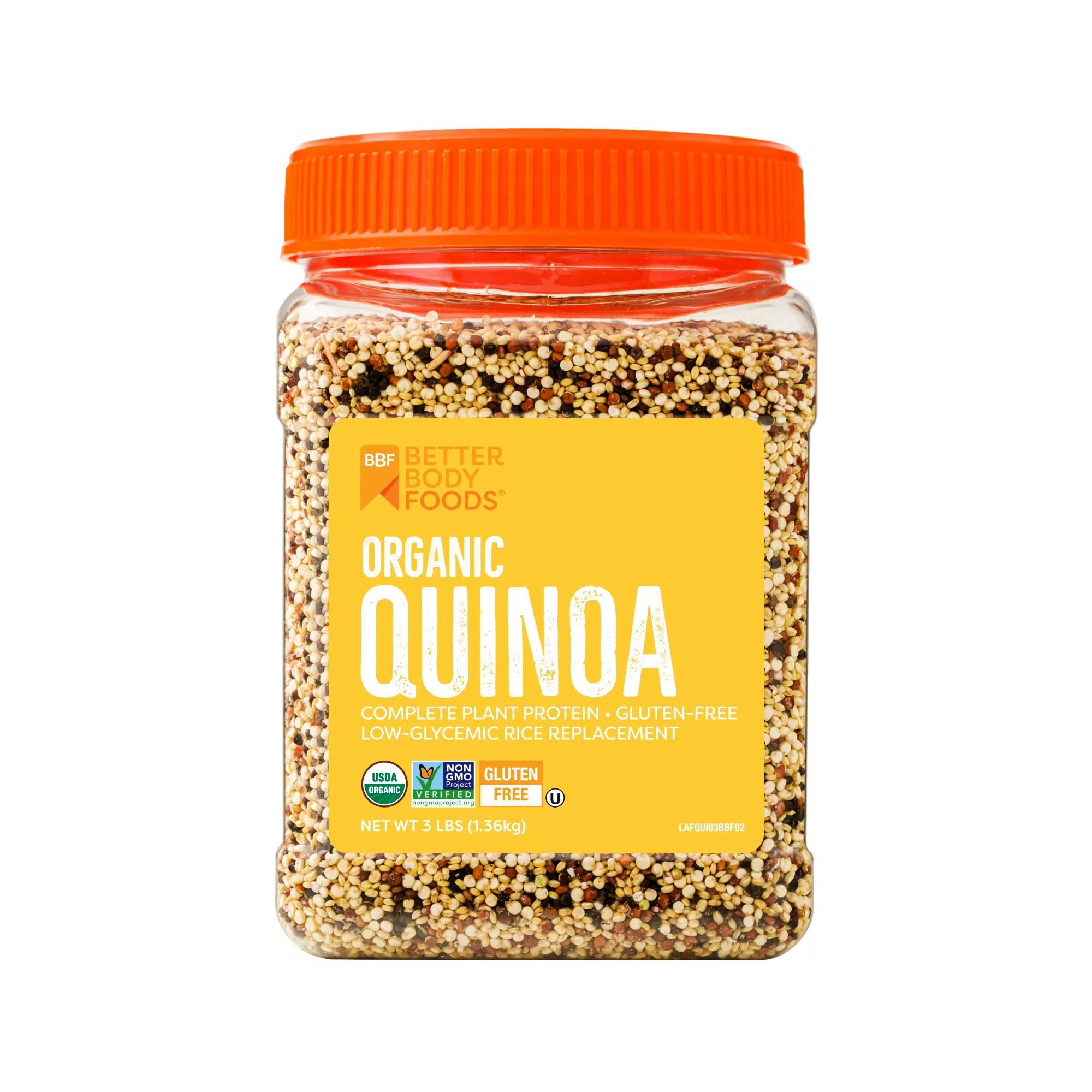 Better Body Foods Organic Quinoa 680g - متجر محلات الطبيب للاغذية الصحية